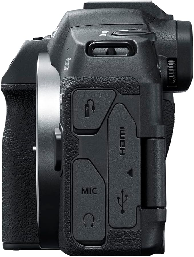 Canon EOS R8 Mirrorless Camera Body, Full‑Frame CMOS Sensor, 24.2 Megapixels, 4K 60p Video, Dual Pixel Autofocus II, Lightweight Camera for Content Creation, Photography and Vlogging, Black