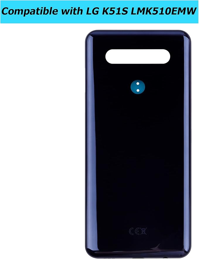 Replacement Battery Door Cover Back Cover Kompatibel for LG K51S LMK510EMW LM-K510EMW LM-K510 Blue Akkudeckel