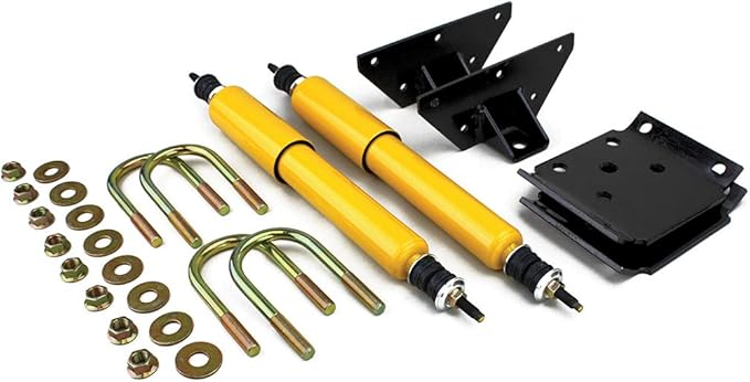 Lippert Heavy-Duty Shock Mount Kit for RV Trailers, Fits 2-3/8 in. Axle Tube, Shock Absorbing, Complete Bolt-on Mounting Kit, Gas Shocks, Suspension Repair Parts - 281255
