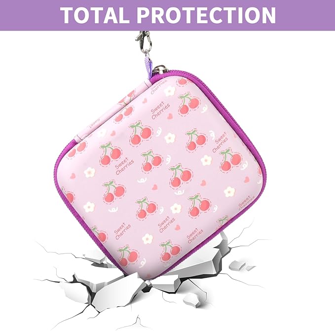 Kids Instant Print Camera Case Compatible with ESOXOFFORE for Dylanto for DUDUDRAGON for GKTZ for Dafotil for Careenoah for Aasonida Toddler Digital Prints Paper Storage Bag (Box Only) Light Purple