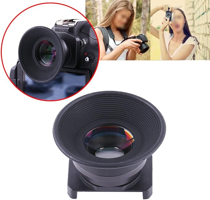 Acouto 1.5X Zoom Viewfinder Eyepiece Magnifier for DSLR Camera 1.5X Fixed Focus Viewfinder Eyepiece Magnifier Eyecup Accessory