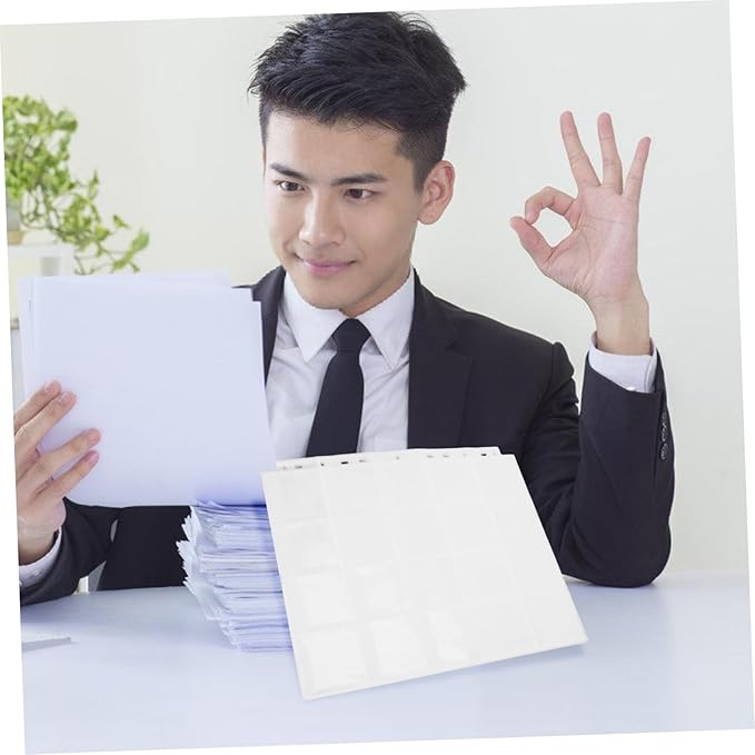 DOITOOL Organize Your Negatives 30pcs Film Negative Sleeves Binder Bag Ring Design for Easy Access