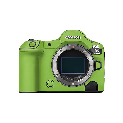 Camera Skin Compatible with Canon EOS R5 Mark II (2023) - Solid Lime Green - Premium 3M Vinyl Protective Wrap Decal Cover - Easy to Apply | Crafted in The USA by MightySkins