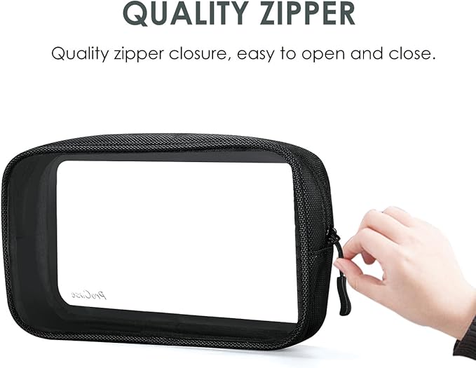 ProCase Gadgets Bag Pouch Electronics Accessories Organizer Travel Gear Storage Case Bag for Hard Drive Mouse USB Cables Power Bank Charger Power Adapter Cord Plug