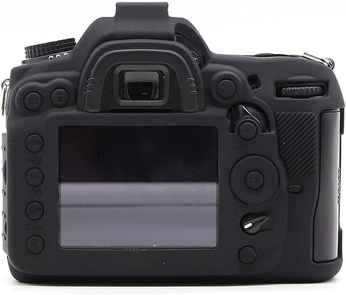 Professional Secure Silicone Camera Cases Bag Housing Rubber Body Skin for Nikon D7000 Digital SLR Camera Protective Case (Black)