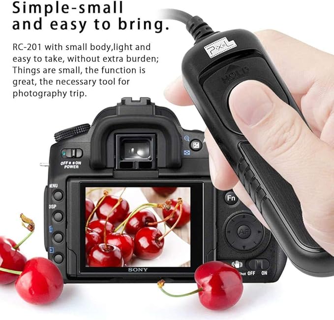 Pixel Remote Commander Shutter Release Cable DC2 Shutter Remote Control Cord Compatible with Nikon Cameras Replaces Remote Cord MC-DC2