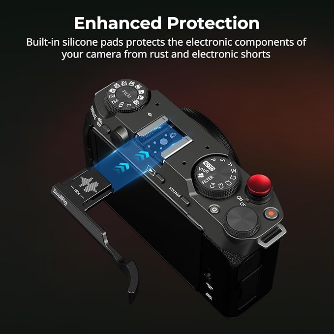 SmallRig Thumb Grip with Hot Shoe Cover for FUJIFILM X-M5 + X-M5 Handgrip L-Shape Grip