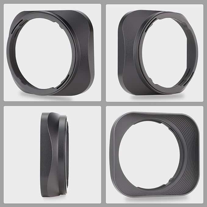 Haoge Bayonet Square Metal Lens Hood for Sigma 23mm F1.4 DC DN Lens LH-SM23