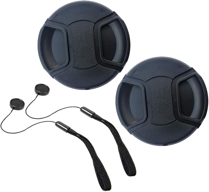58mm Lens Cap Cover for Canon EF-S 18-55mm f/3.5-5.6 is II/STM/f/4-5.6 is STM Lens,Compatible for EOS Rebel T7 T6 T5 T8i T7i T6s T6i T5i T4i T3i T2i T1i SL3 SL2 SL1 4000D &More 58mm Filter Thread