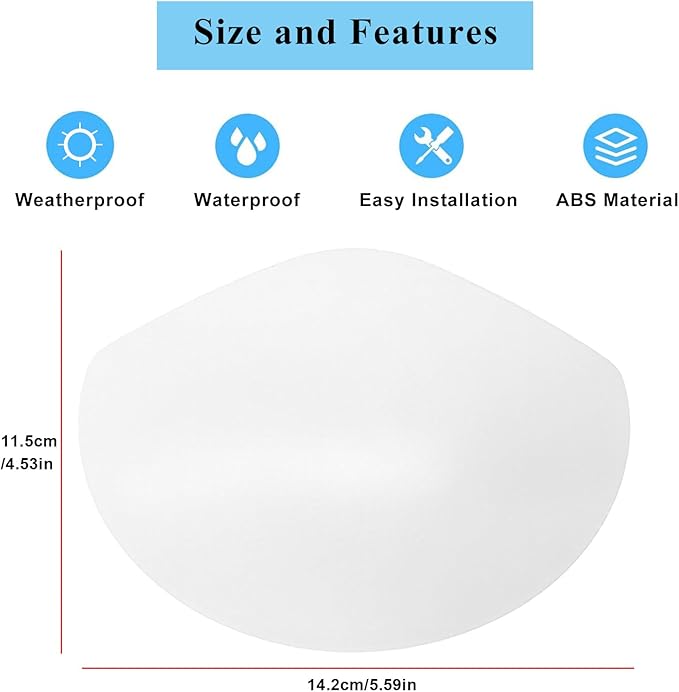 Camera Rain Cover Compatible with Ring Outdoor Cam Plus,Sun Rain Shade Camera Cover,All-Weather Protection Cover Sun Rain Shield for Outdoor Cameras,White