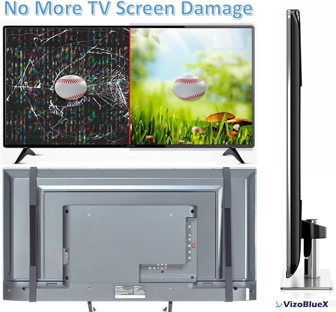 VizoBlueX 40 inch Blue Light and Damage TV Screen Protector. Protection Shield & Anti-Blue Light Filter Blocking UV for LCD LED 4K OLED QLED (35.3 x 20.5 inch)