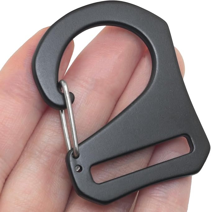 4PCS Spring Buckles Backpack Luggage Aluminum Alloy 1inch ID Aerospace Metal Quick Release Buckles For Webbing Straps Tactical Belts