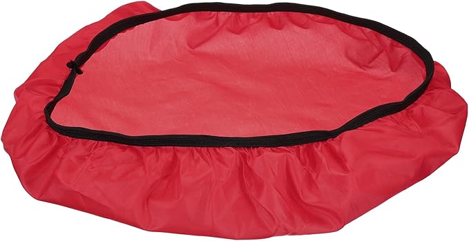 PATIKIL 17" 42cm Soft Diffuser Lamp Cover, Cloth Diffuser Strobe Reflector Lamp Sock for Flashing Light Dish Photography Studio, Red