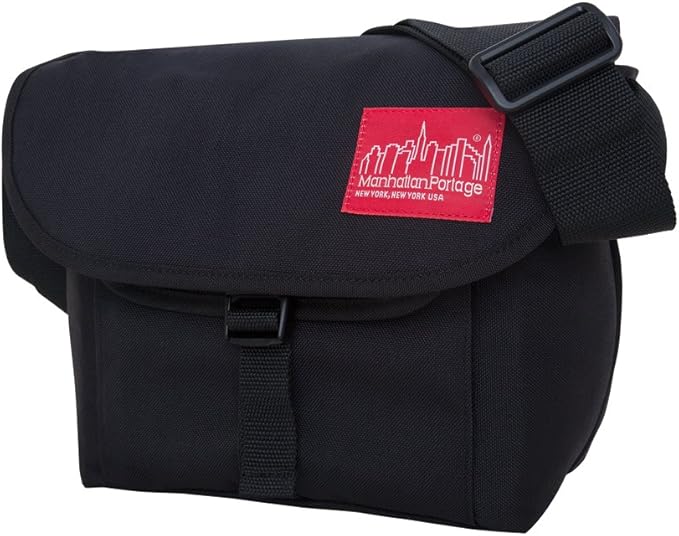 Manhattan Portage Aperture Camera Bag Water-Resistant DSLR & Tech Crossbody with Removable Padded Insert (Black)