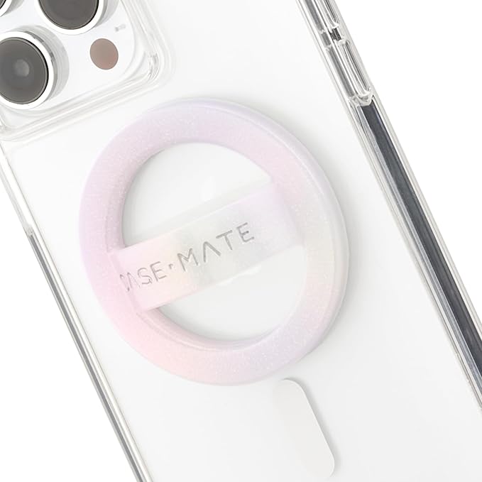Case-Mate Soap Bubble MagSafe Phone Grip - Detachable Holder for Hand - Thin Collapsible Soft Loop Magnetic Phone Grip for iPhone 17 Pro Max /16 Pro Max/15/14/13/12/S25 Ultra - Iridescent