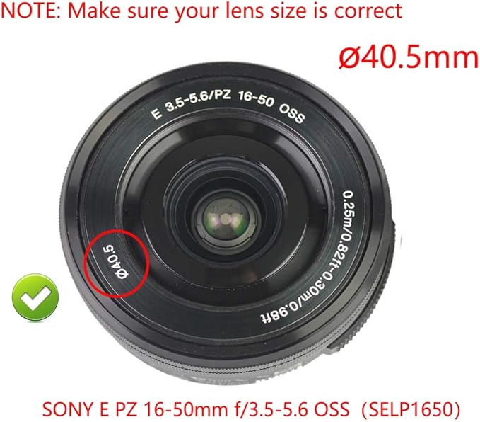 40.5mm-55mm Step Up Ring 40.5mm Lens to 55mm Filter (2 Pack), WH1916 Camera Lens Filter Adapter Ring Lens Converter Accessories