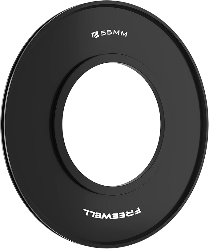 Freewell Adapter Ring 55mm Compatible only with Eiger Matte Box Filter System (Not Compatile with Freewell V2, K2 System)