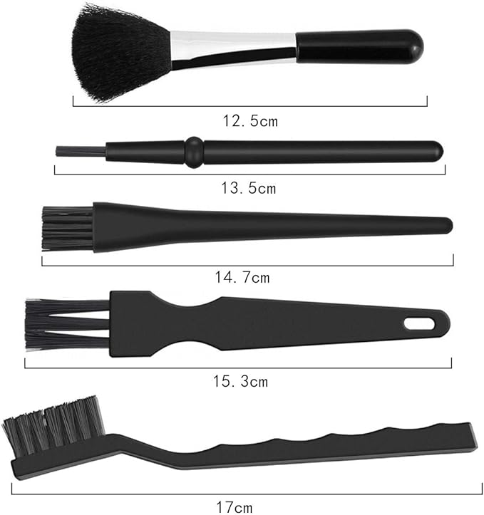 9 in 1 Anti Static Brushes Small Cleaning Kit Multi-Purpose Nylon Brush for Keyboard, PC Motherboards, Camera, Phone, Laptop, MacBook, Computer