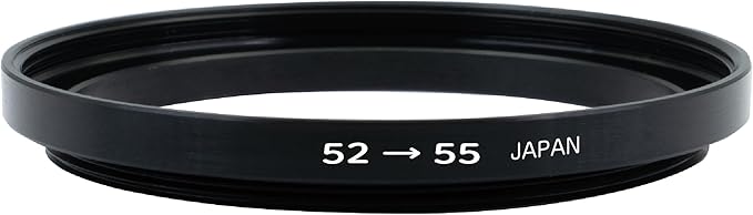 Marumi 906302 Step Up Ring 52mm to 55mm Filter Diameter Conversion Adapter