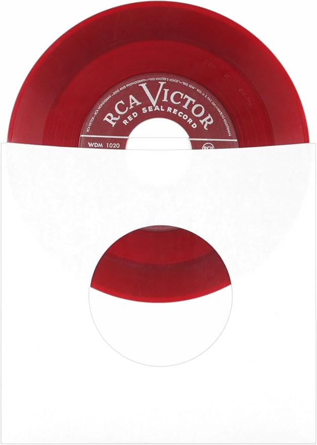 (500) Archival Quality Acid-Free Heavyweight Paper Inner Sleeves for 7 Inch Vinyl Records #07IW