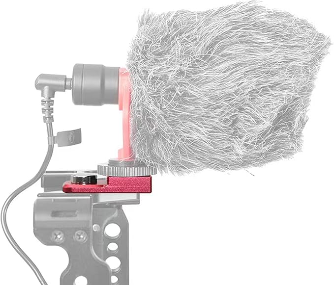 [2 Packs]-Cold Shoe Mount Adapter with 1/4"-20 Thread for Camera Cage, Monitor,Video Light,Microphones,Flash LED