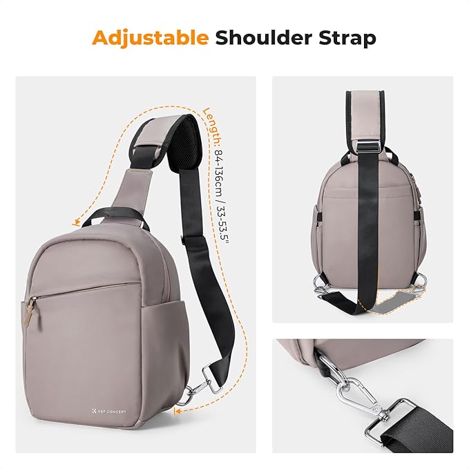 K&F CONCEPT Small Camera Bag for Photographer, Camera Sling Crossbody bag for DSLR/SLR/Mirrorless Camera, Compact Camera Case for Men and Women
