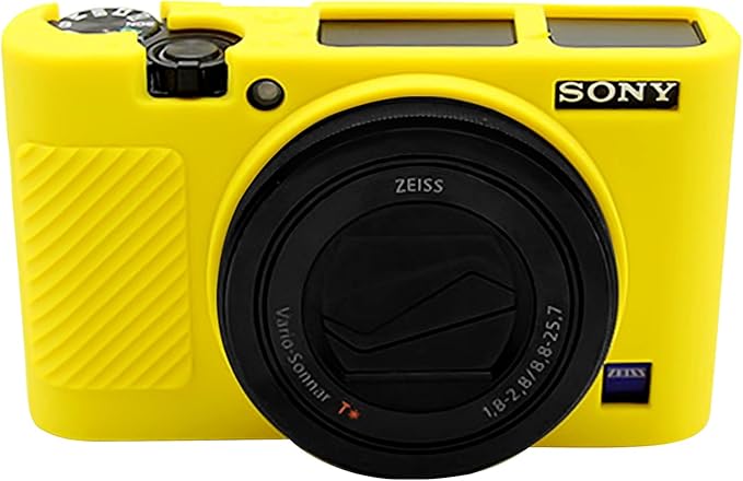 Easy Hood Silicone Protective Case for Sony RX100 III, IV, V, VII Digital Camera (Yellow)