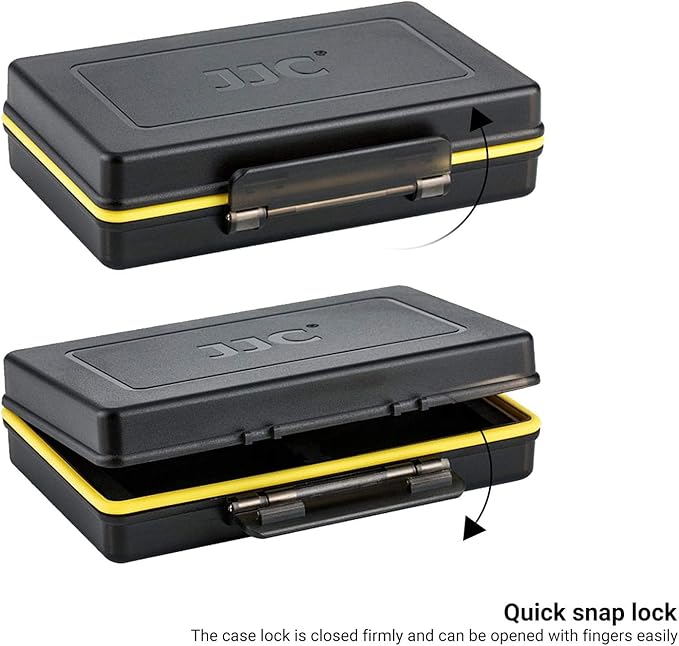 Nik. EN-EL15 EN-EL14 Camera Battery Memory Card Storage Case Holder for 3 Slots Cfexpress Type B XQD Card + 2 Slots Battery, Nik. Camera Battery Box for Nik. Z8 Z6III Z6II Z7II Z6 Z7 D850 D500