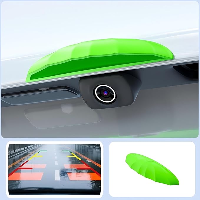 Easy Install Anti-Rain Cover for Reversing Cameras - Universal Silicone Shield, Safe Driving Support