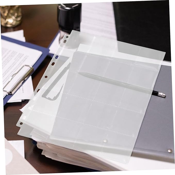 DOITOOL 30pcs Acid Negative Film Sleeves for Organizing Film Negatives Horizontal Strips Slots Storage for Photographers