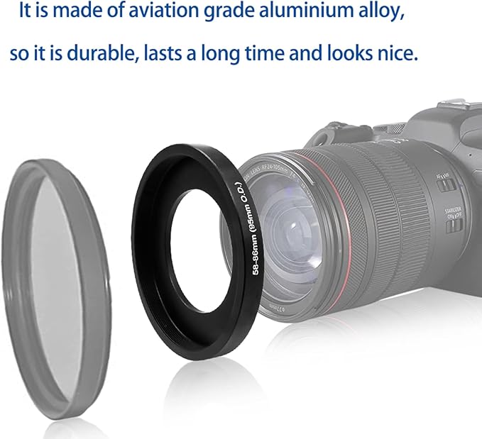 Lens Adapter,Matte Box Adapter Rings,Step up Ring for 95mm OD Matte Box