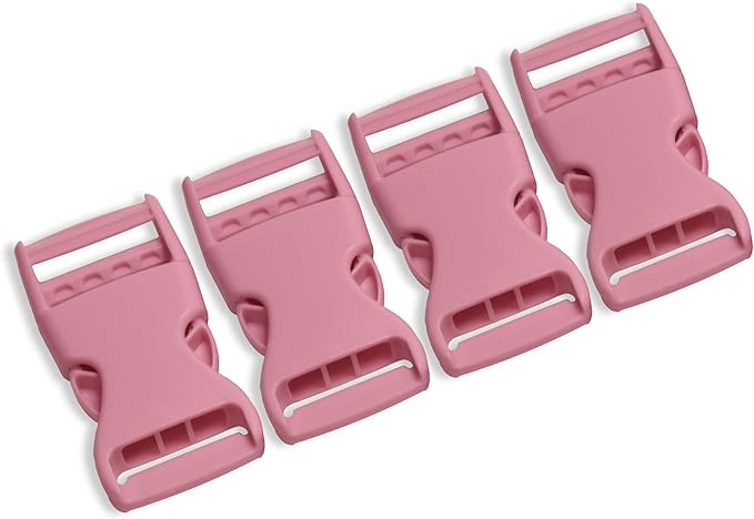Buckles for Straps Set of 4 Pcs Plastic Buckle Clip Quick Side Release Plastic Fastener