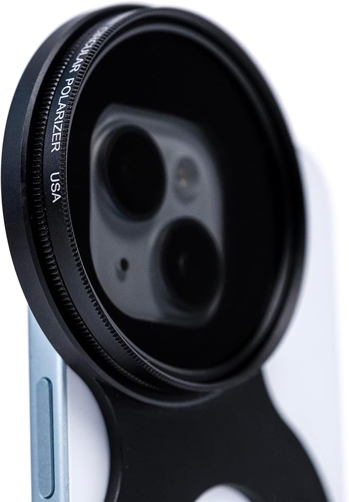 TIFFEN 58MM Filter Mount for iPhone 14/15, MAGSAFE Compatible, Slim and Lightweight Design, Magnetic Filter Mount ONLY