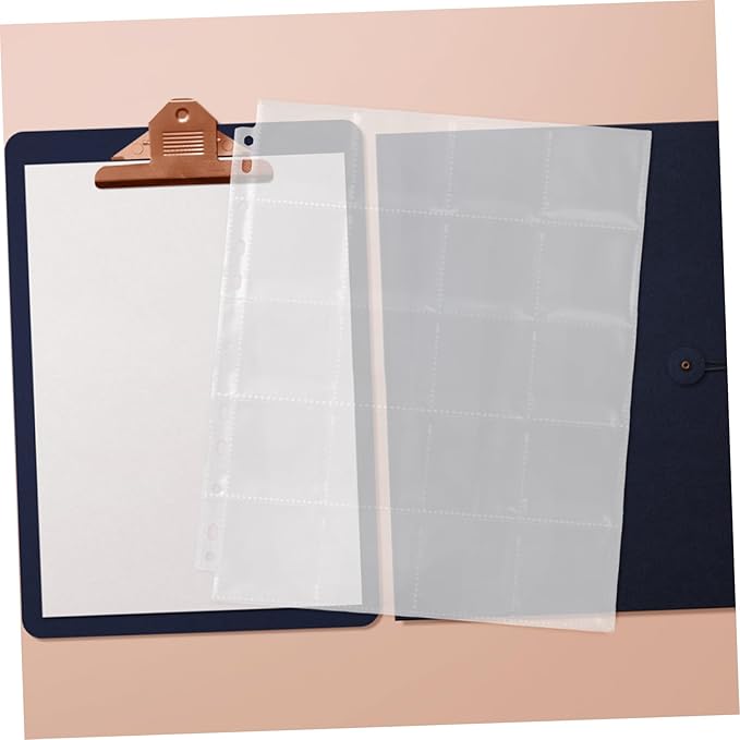 jojofuny 30pcs Film Negative Sleeves Acid Storage Pages for Organizing Film Negatives Photo Binder Inserts for Photographers and Hobbyists
