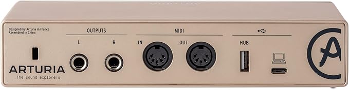 Arturia MiniFuse USB-C Audio Interface (Champagne, MiniFuse 2)