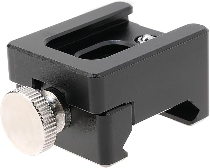 FocusFoto Quick Release NATO Clamp to Cold Shoe Mount Adapter for NATO Rail Silder, Camera Cage, Stabilizers, Compatible with DJI Ronin RSC2, RS3, RS3 Pro, RS3 Mini, RS4, and RS4 Pro Gimbal