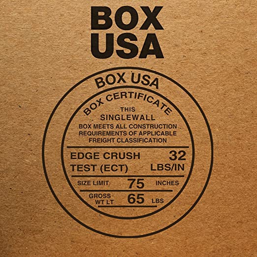 BOX USA Moving Boxes 8"L x 4"W x 4"H Small 50-Pack | Corrugated Cardboard Box for Packing, Moving and Storage 8x4x4 844