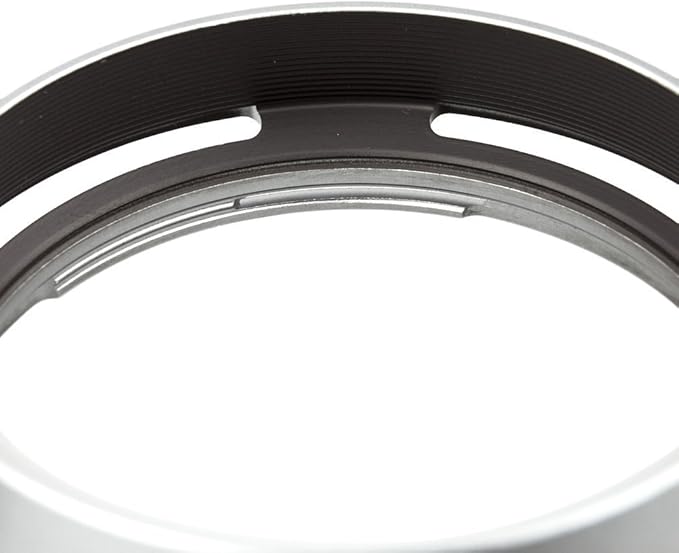 JJC LH-JX100 Silver Metal Lens Hood Adapter Ring for Fujifilm X100 X100S X100T Replace AR-X100