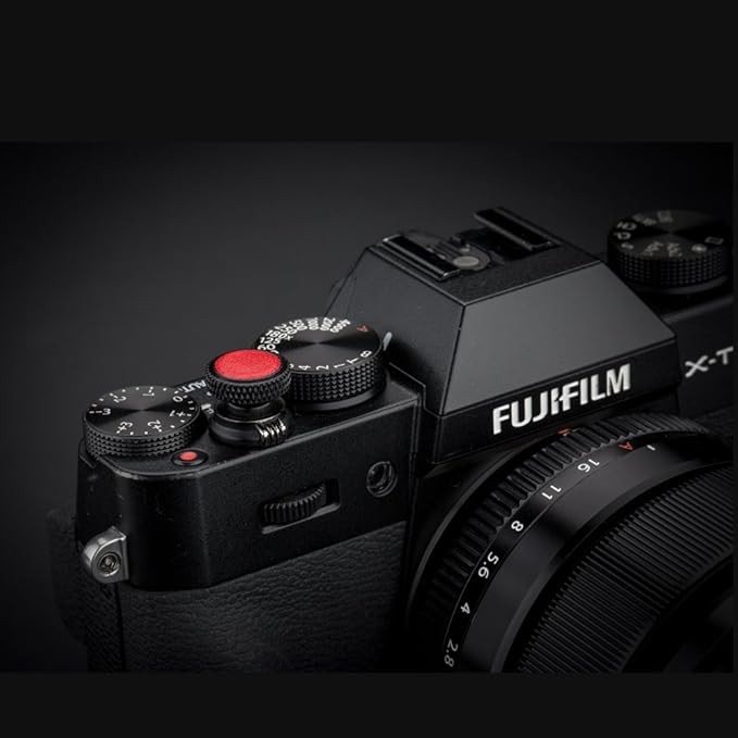 JJC Camera Soft Release Button, Shutter Button for Fuji Fujifilm X-T5 X-T4 X-T50 X-T30 III II X-PRO3 X100VI X100V X-E5 X-E4 X Half GFX100RF Sony RX1R II RX10 IV III Leica Q3 M10 M9 Nikon Zf Df F3