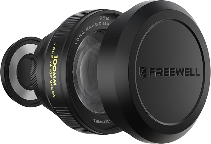 Freewell 100mm Long Macro Lens for iPhone & Samsung Magnification, 60mm Focus Distance – Capture Detailed Close-Ups of Nature & Small Objects