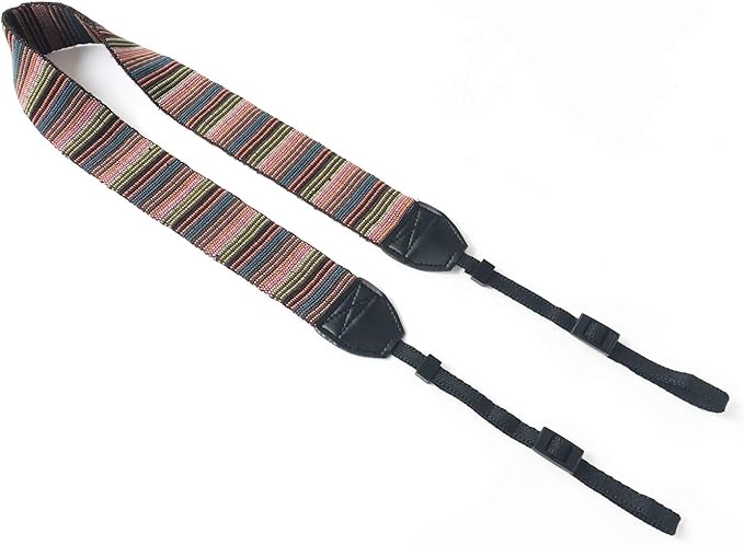 Alled Camera Neck Shoulder Belt Strap,Camera Straps for Women/Men for All DSLR/Nikon/Canon/Sony/Olympus/Samsung (Colorful Green)