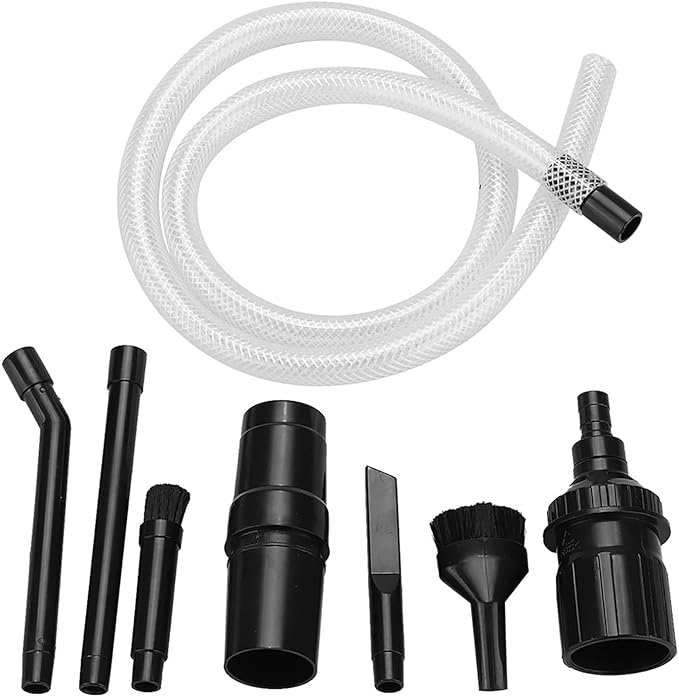 9PCS Micro Cleaning Tool Kit, Universal Vacuum Cleaner Attachments for Detailing Cars Computers Keyboards Tight Spaces - Mini Crevice Brush Tools Set