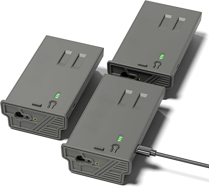 3 Pack Upgraded Reveal Battery Compatible with Reveal Hunting Trail Camera Ultra, X Gen 3.0, Pro 3.0, X, X Pro, X Gen 2.0, XB, SK, Upgraded Solar Charge