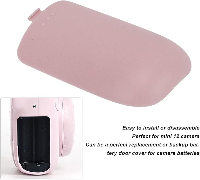 Battery Door Cover Compatible with Mini 12, Camera Battery Cover Replacement Mini 12 Camera Accessories, Battery Door Cover Repair Lid ()