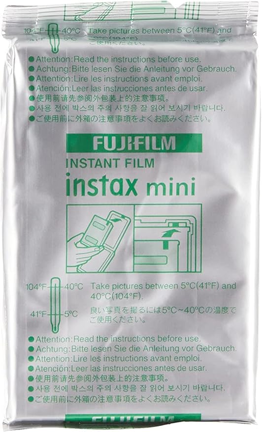 Fujifilm Instax Mini Instant Film, 5 Pack Film Bundle Includes 50 Total Picture Sheets