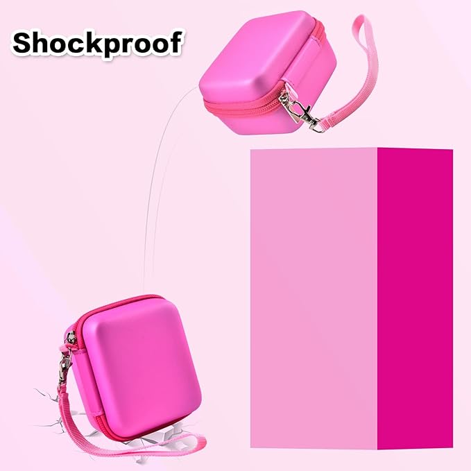 ANKHOH Camera Case for Seckton/for Desuccus/for PROGRACE/for Rindol/for GKTZ/for Dylanto/for GPOSY/for OZMI Kids Digital Camera, Kid Camcorder Storage Box Cable Accessory-Bag Only,Purple