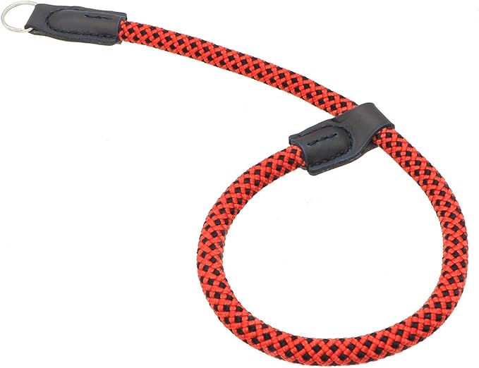 HITHUT Adjustable Rope Camera Wrist Strap Hand Strap for SLR DSLR Digital Mirrorless Cameras Black Red