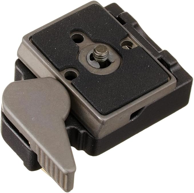 Manfrotto 323 RC2 Rapid Connect Tripod Adapter with 200PL-14 Quick Release Plate - Replaces 3299-Black