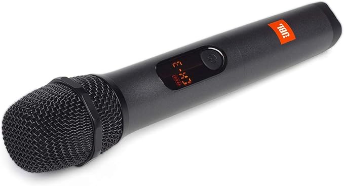 JBL Wireless Two Microphone System with Dual-Channel Receiver, Black