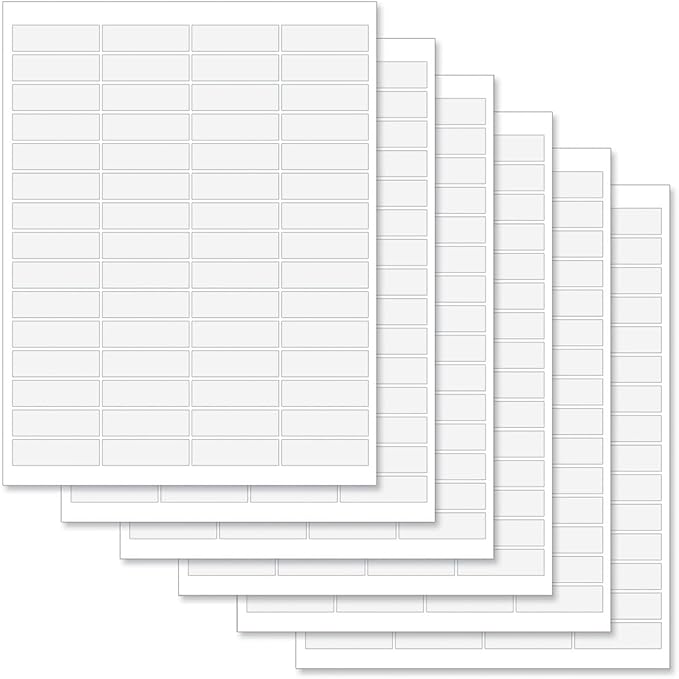 Colorful Images Old Glory Return Address Mailing Labels, Personalized in The USA with Names & Addresses, Set of 240 Self Adhesive, Easy Peel Flat Label Sheets, ⅝ x 2", 4 Designs